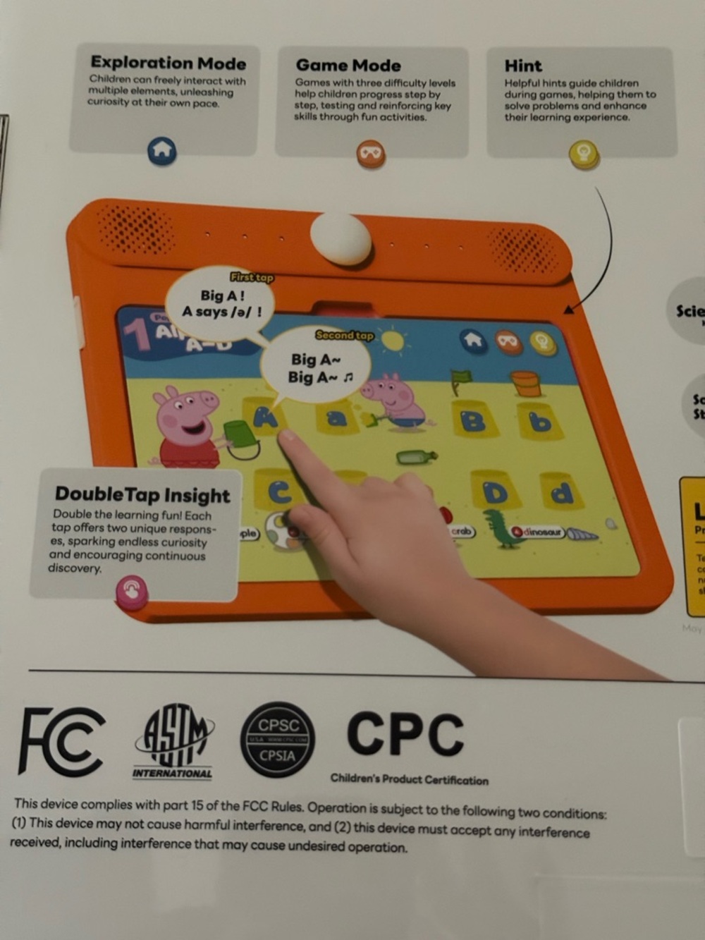 Learning Pad Tablet - Orange - Picture 6 of 8